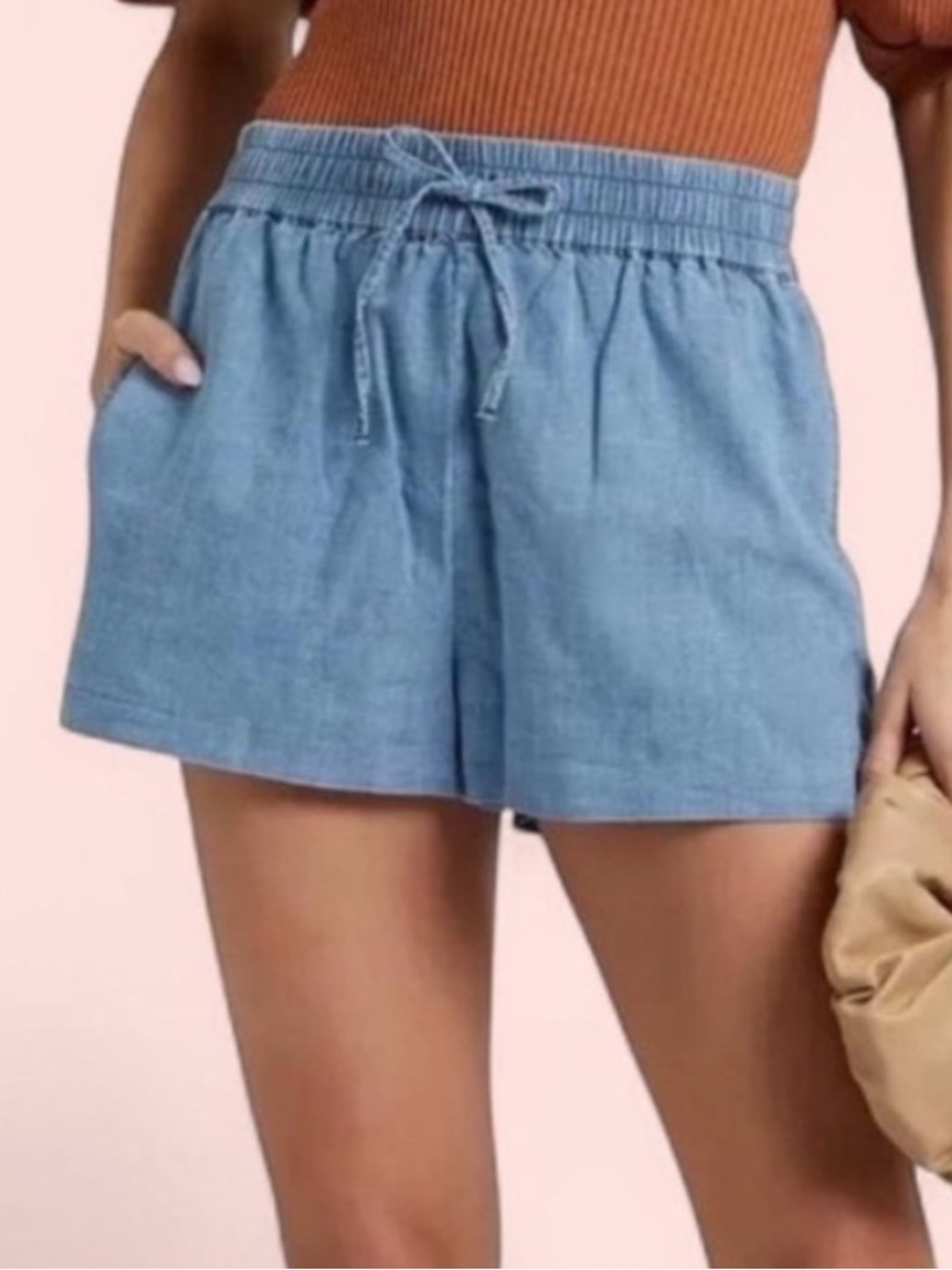 Alice&Olivia Chambray shorts - Picture 6 of 6